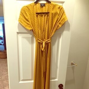 Maxi wrap dress. Only wore once!
